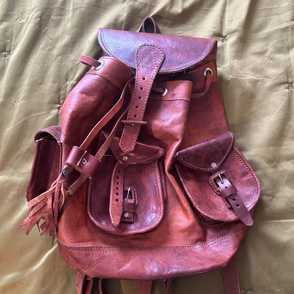 Leather Backpack from Mexico